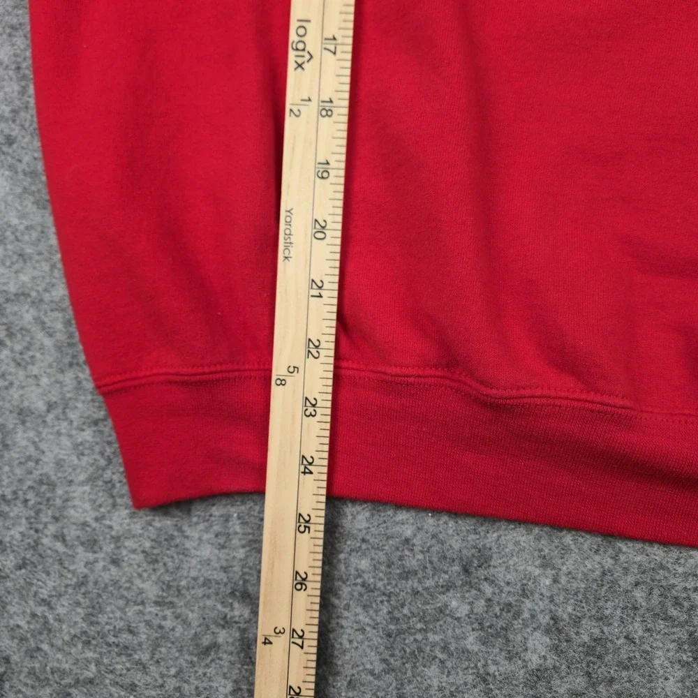 Chicago Blackhawks Sweatshirt Men's‎ Medium Red Pullover Majestic Hockey NHL VTG